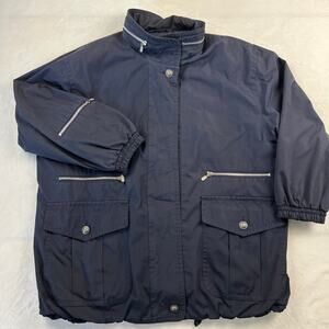 Mulberry Street Vintage Women's navy Blue Winter Jacket Coat Size XL